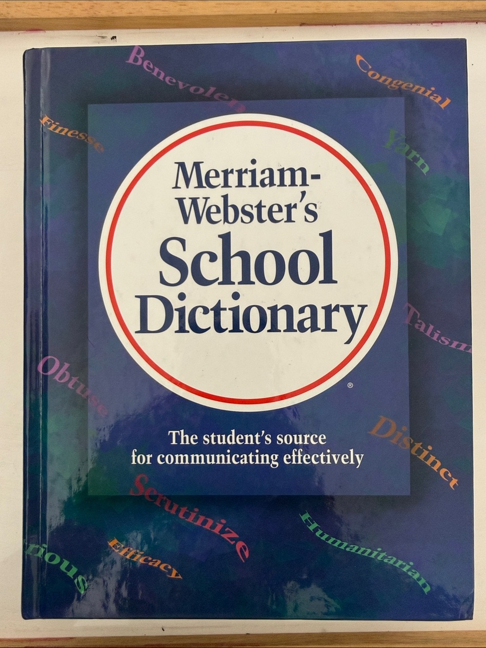Merriam-Webster School Dictionary - Navy Blue Cover